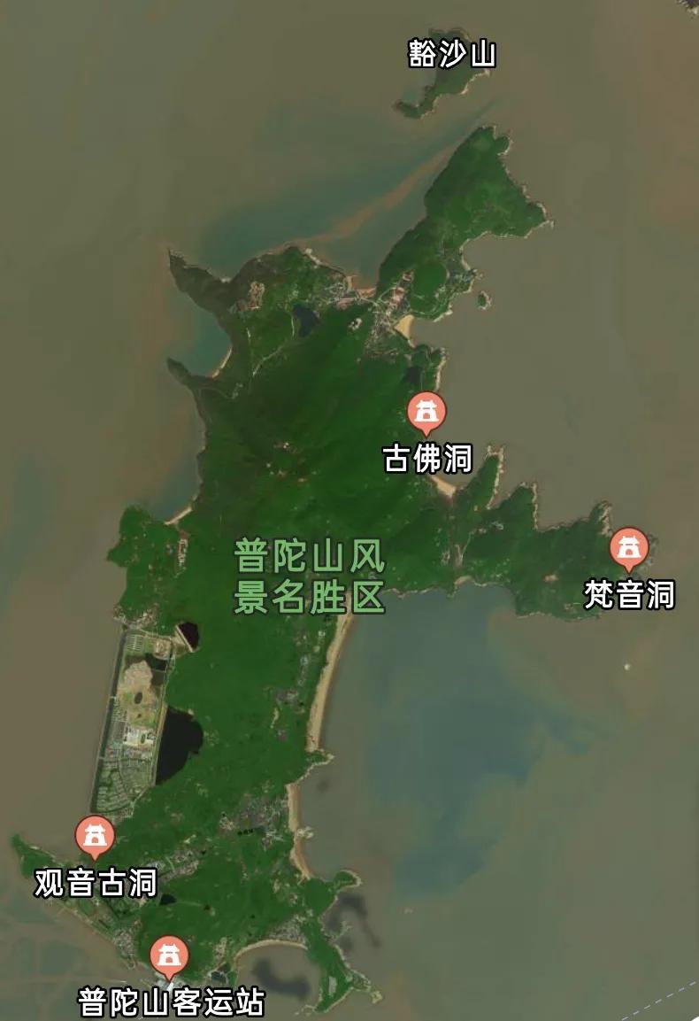 浙江普陀山，神秘的佛教勝地，究竟位于哪里？，浙江普陀山，神秘佛教勝地的地理位置探秘