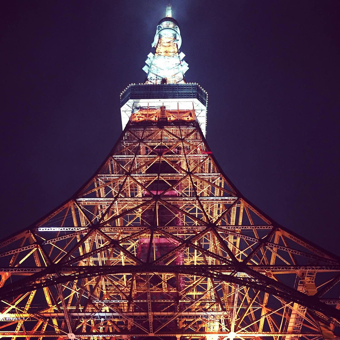 東京塔圖片，美景盡收眼底，東京塔美景盡收眼底，壯麗圖片欣賞