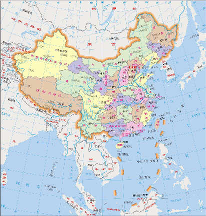 全中國(guó)地圖高清可放大100倍，探索中國(guó)，一覽無余，全中國(guó)高清地圖，探索中國(guó)，放大100倍一覽無余