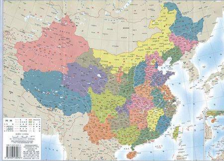 中國地圖清晰版，可放大查看的詳細地圖，中國高清可放大詳細地圖全覽