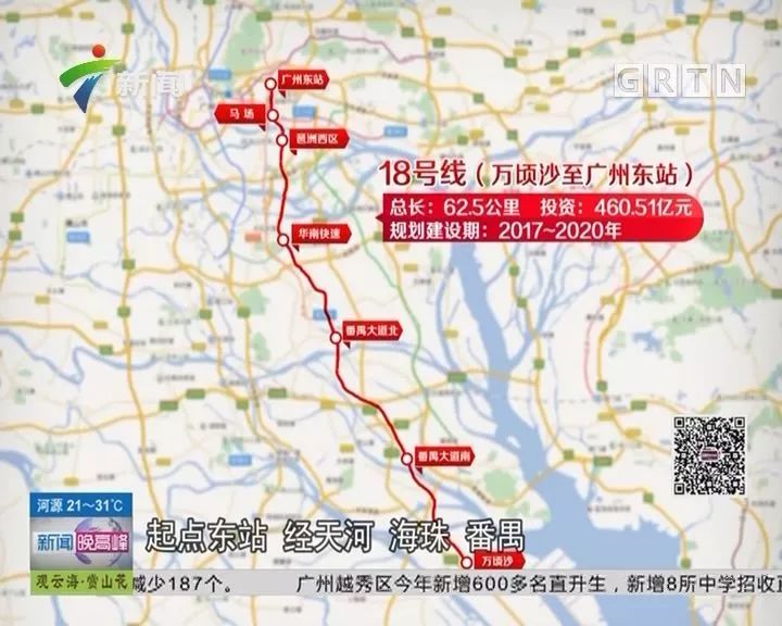 廣州地鐵18號線，連接未來的快速通道，廣州地鐵18號線，未來快速通道連接城市脈搏
